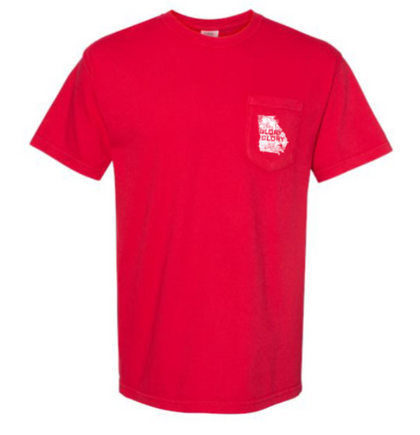 GLORY GLORY Comfort Colors POCKET T-Shirt - Red