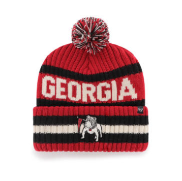 GEORGIA BULLDOGS VIN RED BERING 47 CUFF KNIT