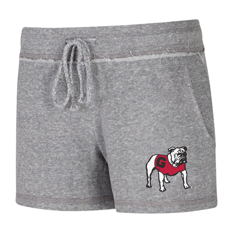 UGA WOMENS Georgia French Terry shorts with Standing Dog