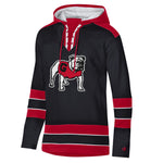 Champion UGA Ice Dawgs Hockey Hoodie ~ Black