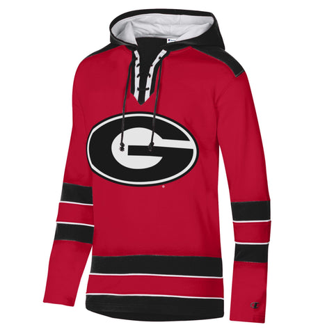 Champion UGA Ice Dawgs Oval G Hockey Hoodie