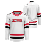 Official UGA Ice Dawgs Hockey Jersey ~ White