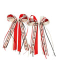 Georgia Bulldog Logo Boot Bow Pair