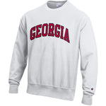 Champion GEORGIA Reverse Weave Sweatshirt - WHITE