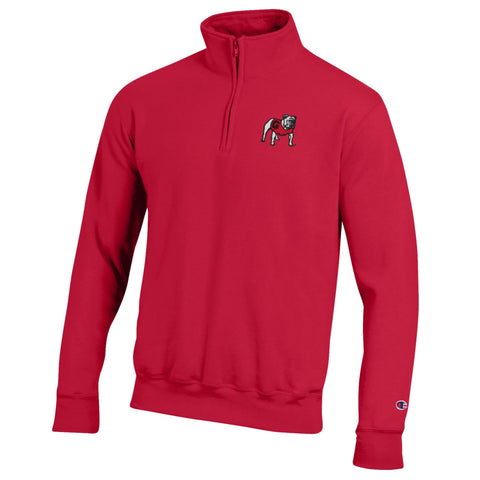 Georgia Champion 1/4-Zip Sweatshirt - Red