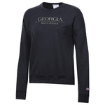 Champion WOMENS Georgia Bulldogs Crew - Black