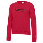 Champion Women's DAWGS Sweatshirt - Red