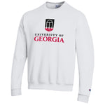 Champion UGA Georgia Arch Sweatshirt - WHITE