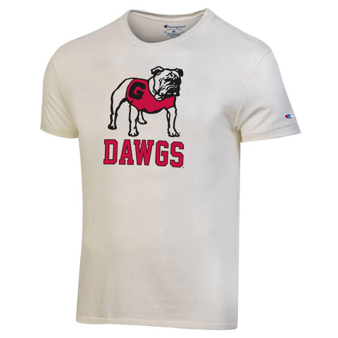 CHAMPION DAWGS Tri-Blend T-Shirt - Off White