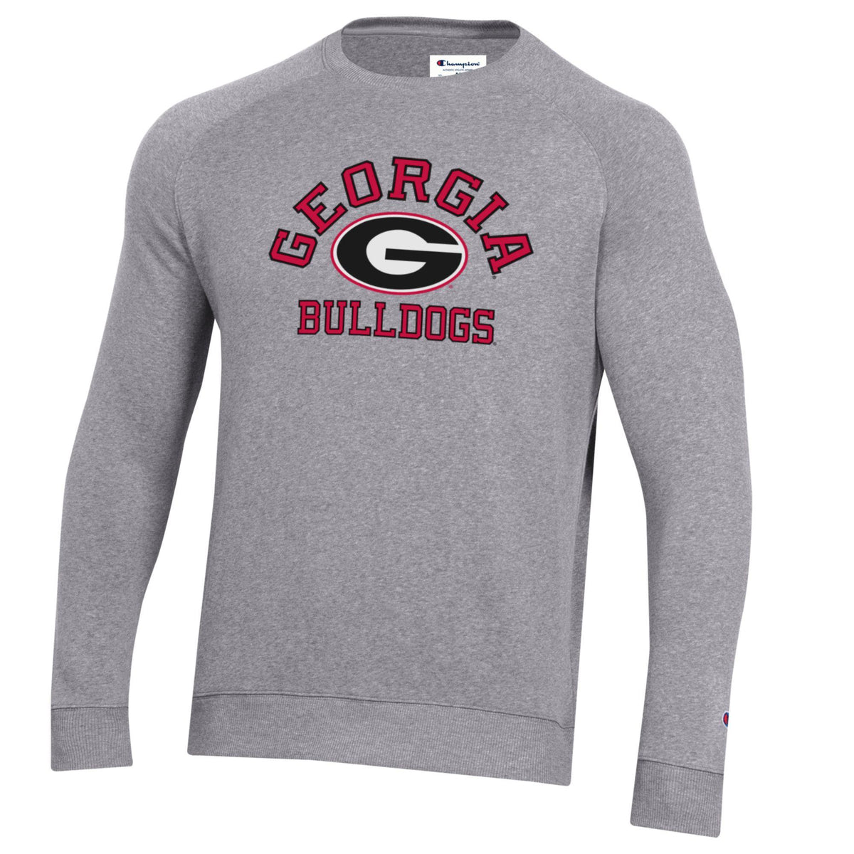 Champion UGA super soft Bulldogs Crew Gray The Red Zone