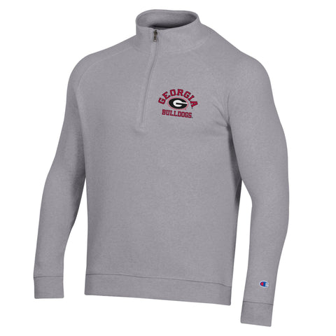 Champion UGA super soft 1/4 Zip Sweatshirt - Grey