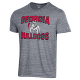 UGA CHAMPION GEORGIA BULLDOGS Pennant Dog Tri-Blend T-Shirt
