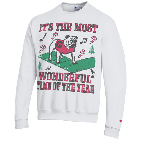 Champion UGA Ugly Christmas ~ Most Wonderful Time of the Year