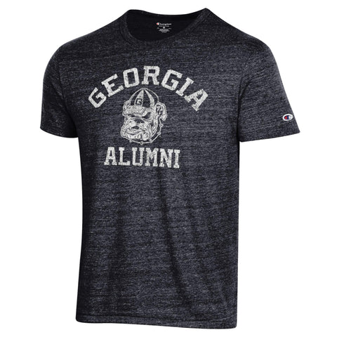 GEORGIA CHAMPION ALUMNI Tri-Blend T-Shirt - Black