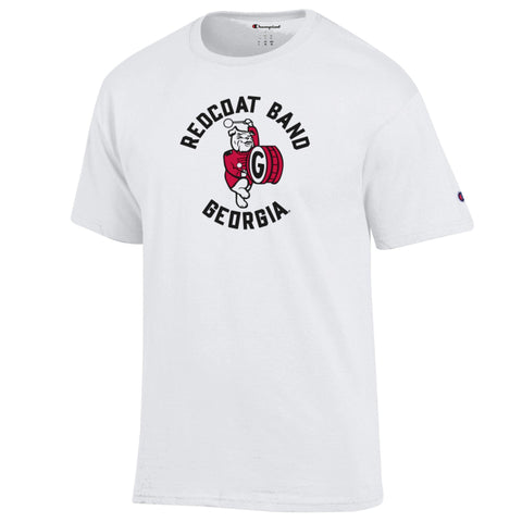 CHAMPION UGA REDCOAT BAND T-SHIRT - WHITE