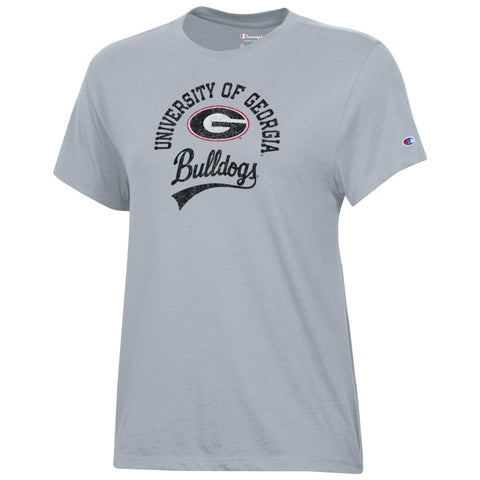Champion UGA Ladies Bulldogs T-shirt - Silver Blue