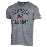 CHAMPION GEORGIA ALUMNI Tri-Blend T-Shirt - GREY
