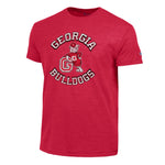 CHAMPION Georgia Bulldogs Tri-Blend T-Shirt - Red