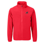 Cutter & Buck Mens Georgia Bulldog Charter Full Zip Jacket - Red