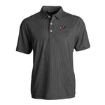 UGA Cutter & Buck Symmetry Dot Polo - Black