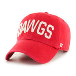 47 Brand Felt Letters DAWGS Cap - Red/White