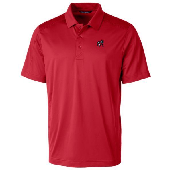 UGA Cutter & Buck Prospect Textured Stretch Polo-Red – The Red