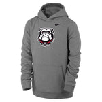 YOUTH Nike Georgia Bulldogs Hoodie - Grey