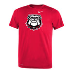 YOUTH Nike DRI fit Georgia Bulldogs Tshirt - Red