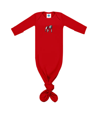 Copy of UGA Newborn tie gown (red)