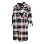 UGA Womens Ashford Plaid Knit Night Shirt