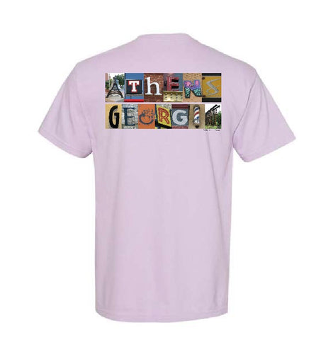 Athens, Ga Comfort Colors LANDMARKS T-Shirt - Orchid