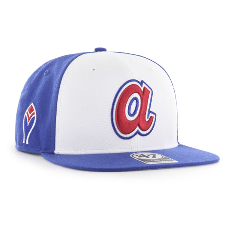 47 Atlanta Braves Retro Logo Captain Snapback Cap