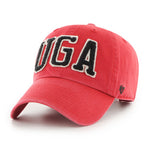 47 Brand Chenille Letters UGA Cap - Red