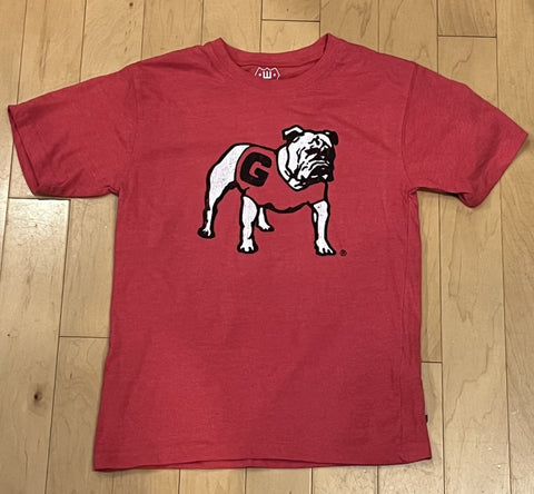 YOUTH UGA Standing Bulldog T-Shirt - Red
