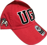 47 Brand Chenille Letters UGA Cap - Red