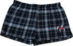 UGA Ladies Flannel Pajama Shorts FINAL SALE