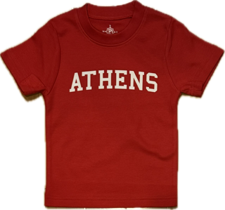 TODDLER Athens Shirt - Red - FINAL SALE