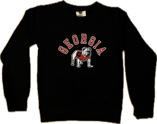 Georgia Bulldogs YOUTH Sweatshirt Black - Final Sale