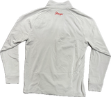 UGA Cutter & Buck Mens Double Hit Quarter Zip Pullover - Gray