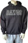 Champion UGA DAWGS Hoodie - BLACK ON BLACK