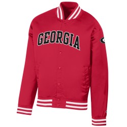 Champion GEORGIA Satin Bomber Jacket - RED
