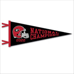 2022 National Champions Wool Felt Pennant - Helmet