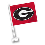 UGA Georgia Bulldogs Oval G Car Flag