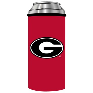 UGA Oval G Double-Sided Slim Can Cooler