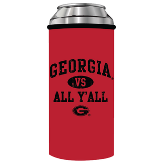 UGA Georgia VS All Y'all Double-Sided Energy Can Cooler
