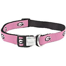 UGA Oval G Dog Collar - Pink