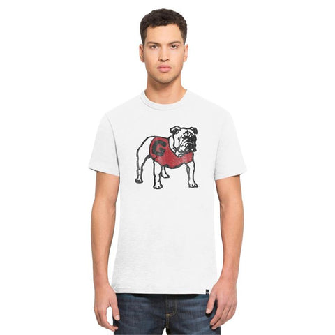 UGA Georgia Bulldogs 47 Brand Standing Bulldog T-Shirt - White