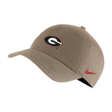 UGA Nike Heritage Oval G Cap - Khaki