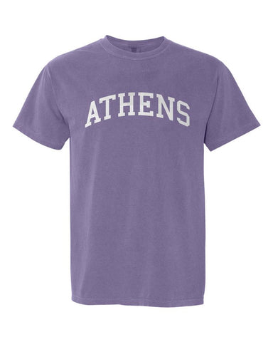 Athens, Georgia Comfort Colors T-Shirt - Purple