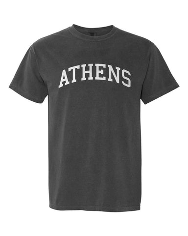Athens, Georgia Comfort T-Shirt - Pepper